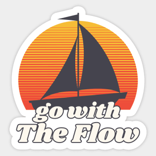 Go with the Flow Sticker